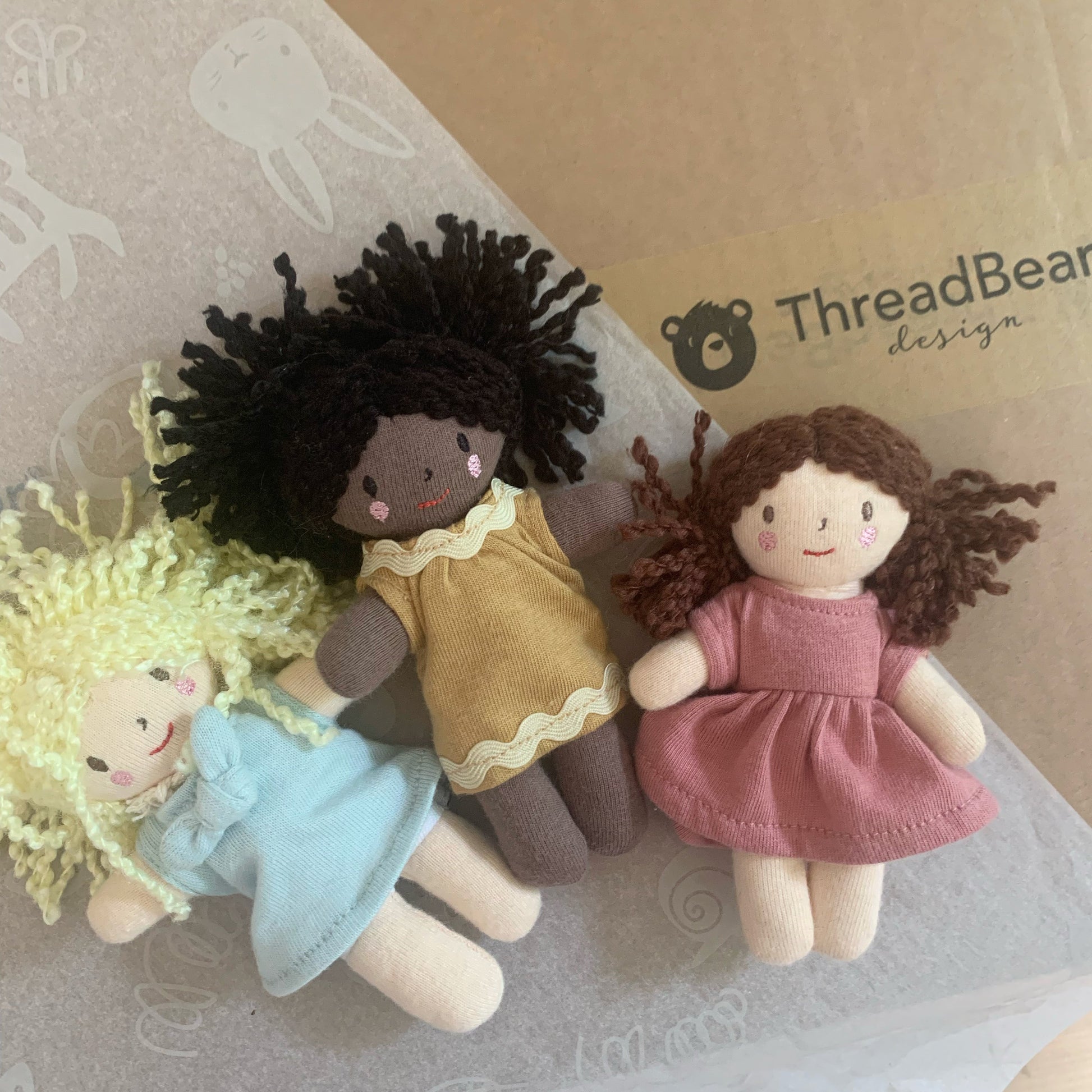 Mini Dolls Gift Set of 3 + Gift Box - REGN