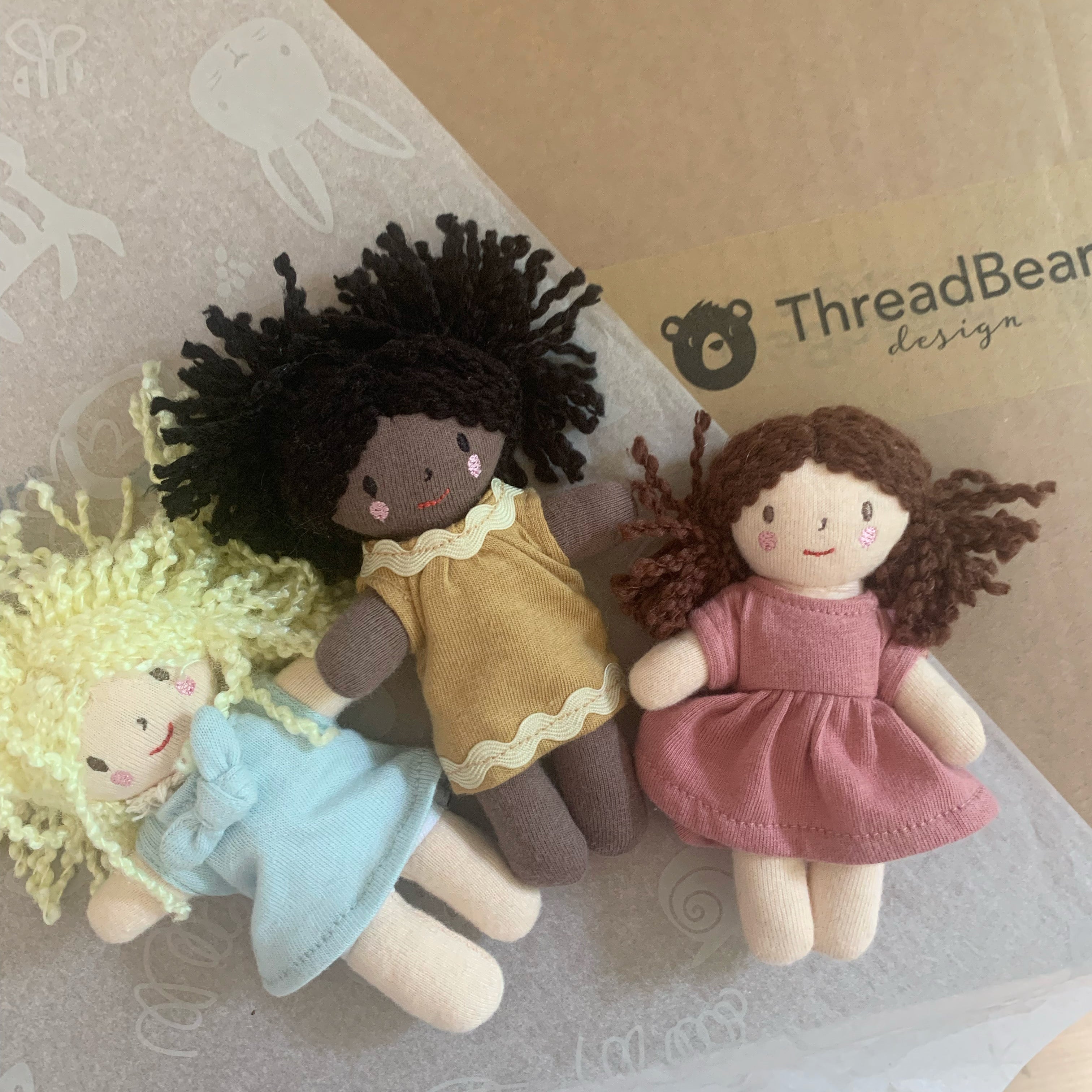 Mini Dolls Gift Set of 3 + Gift Box - REGN