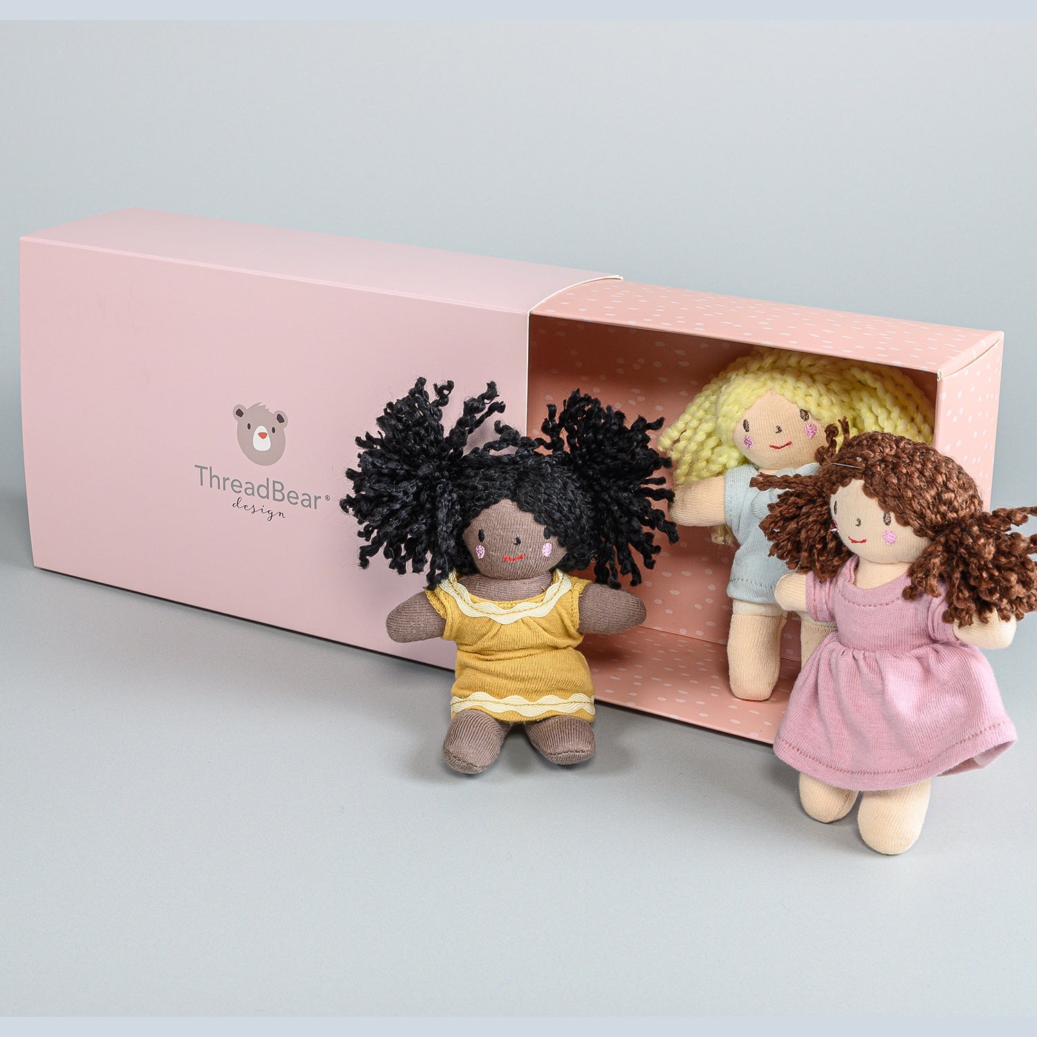 Mini Dolls Gift Set of 3 + Gift Box - REGN