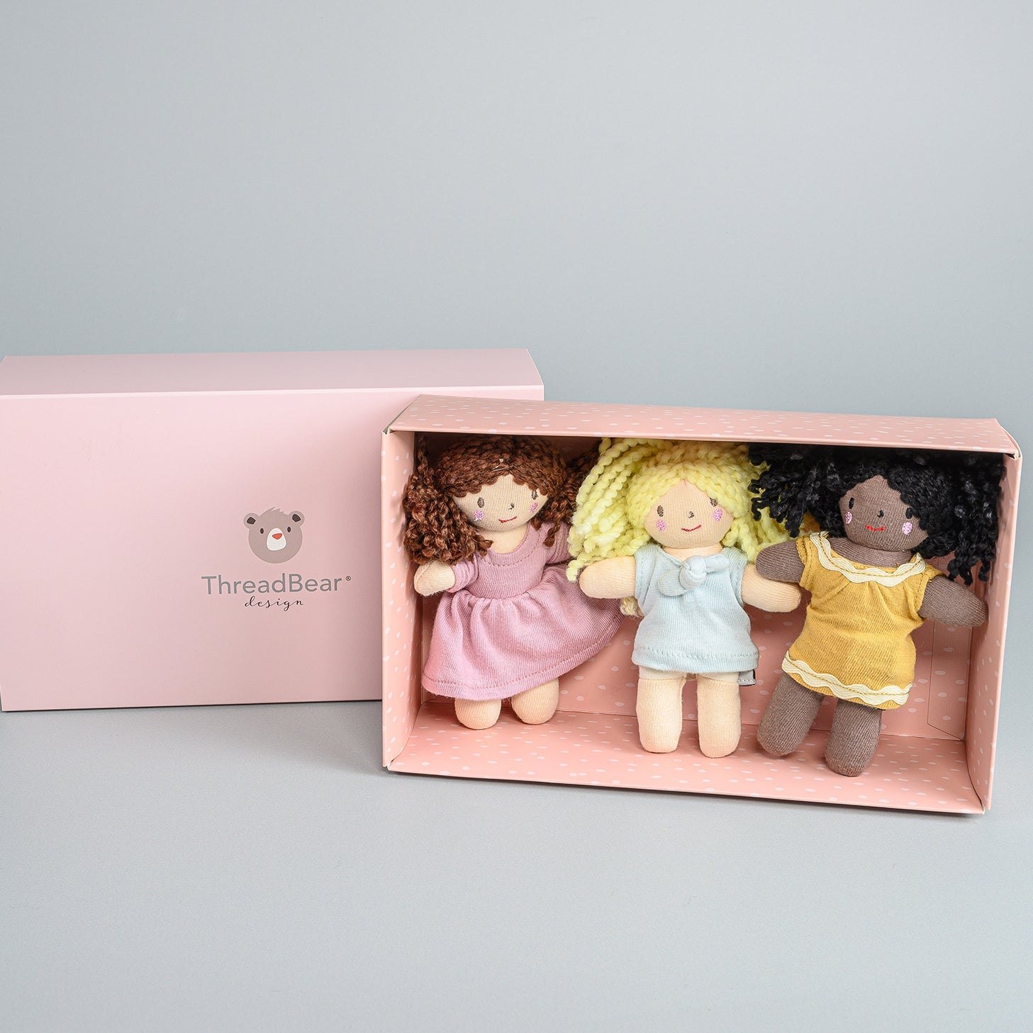 Mini Dolls Gift Set of 3 + Gift Box - REGN
