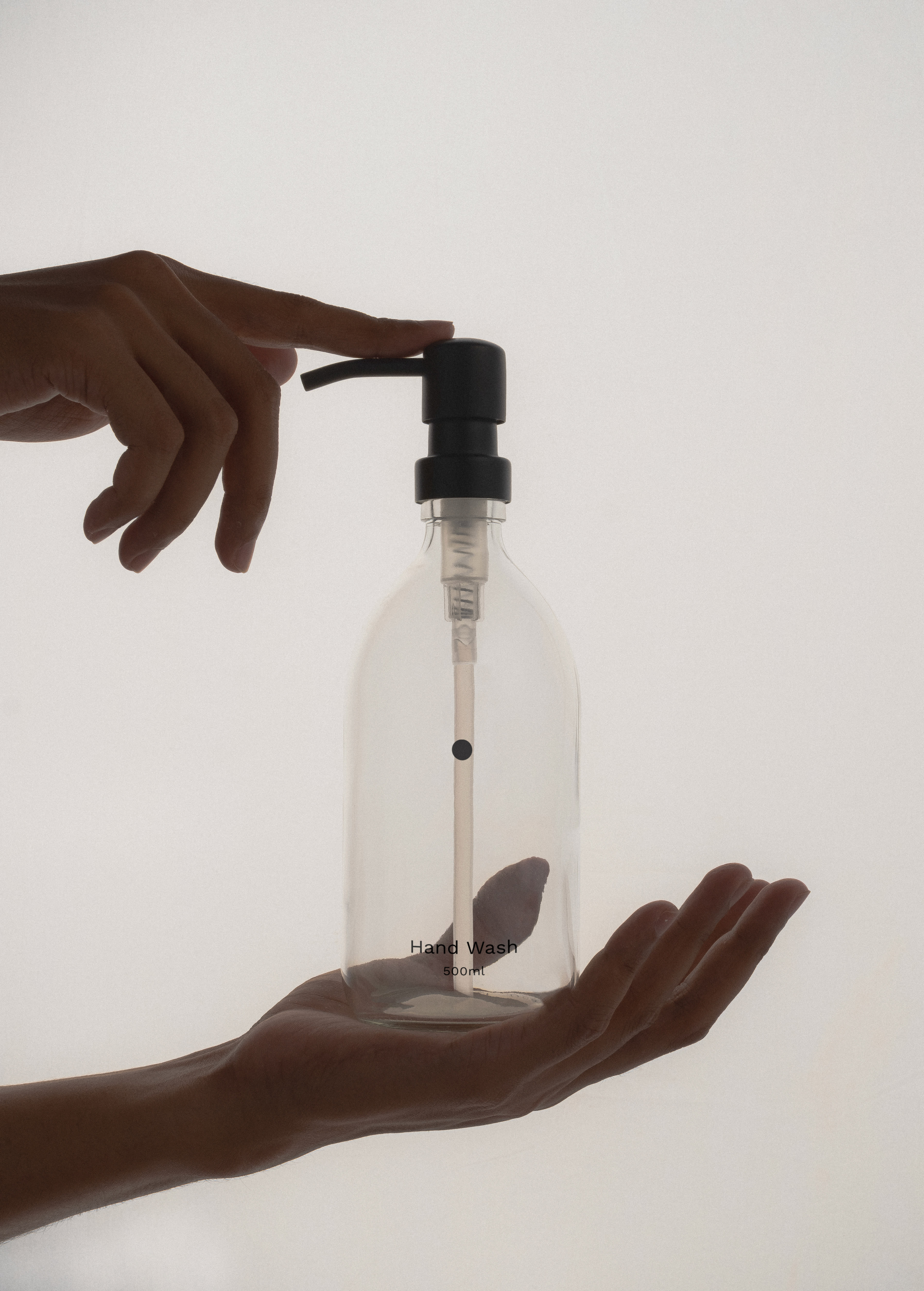 Minimal Clear Soap Dispenser - REGN