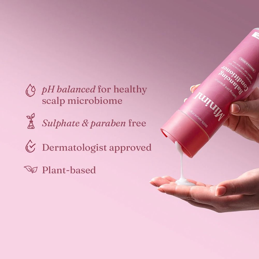 Miniml Pink Grapefruit + Aloe Vera Balancing Conditioner 1L Refill | Soft, Smooth Finish - REGN