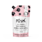 Miniml Pink Grapefruit + Aloe Vera Bodywash & Bubble Bath 1L Refill - REGN