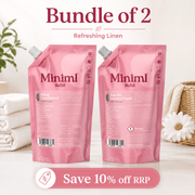 Miniml Refreshing Linen Laundry Bundle – 1L Laundry Liquid & Fabric Conditioner - REGN