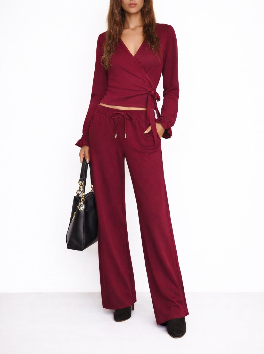 Modal Long-Sleeve Wrap - REGN