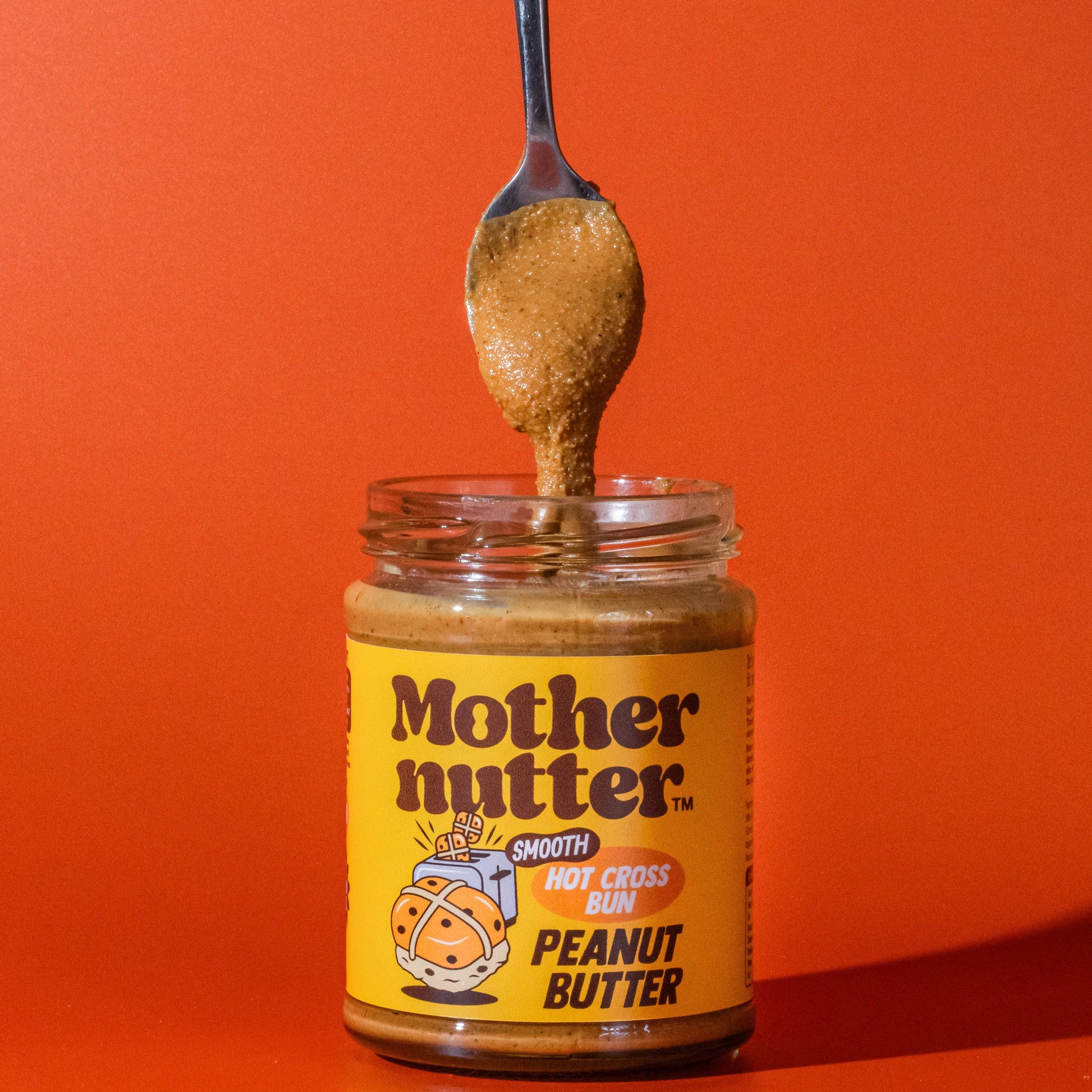 Mothernutter Smooth Hot Cross Bun Peanut Butter (280g) - REGN
