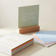 Motivational Cards with Wooden Stand - REGN