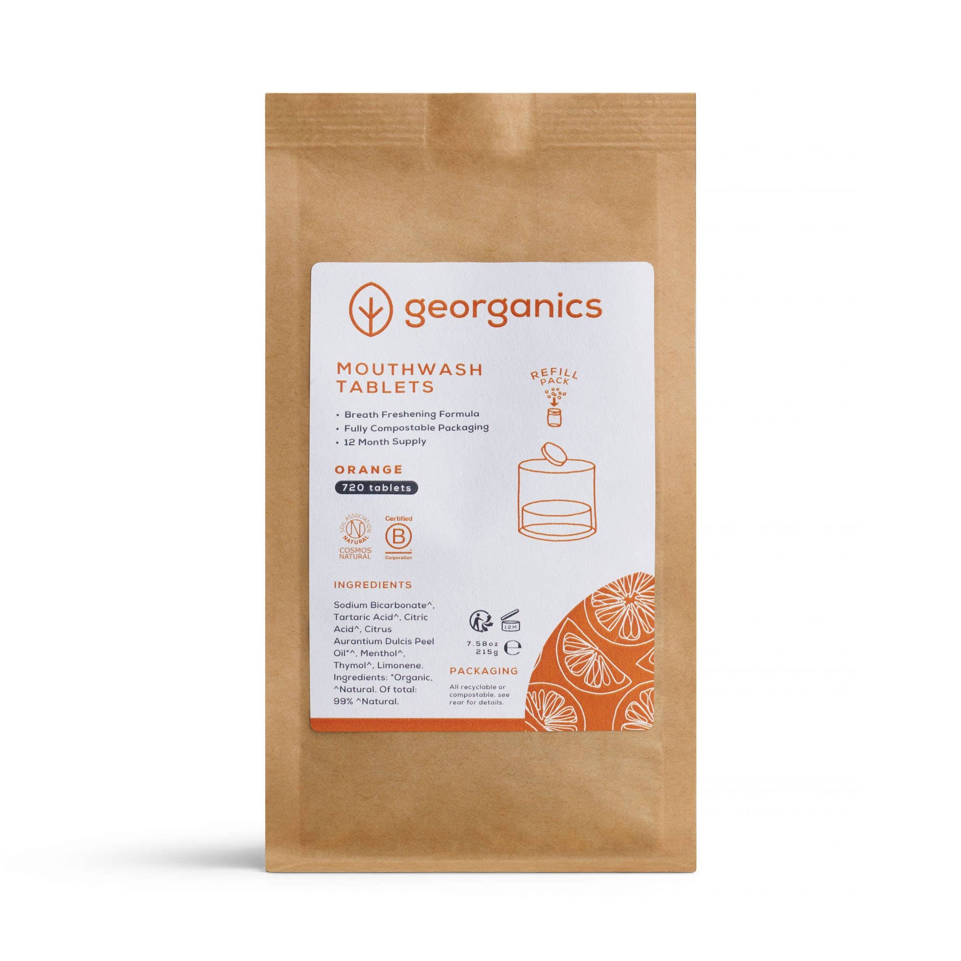 Mouthwash Tablets - Orange - REGN