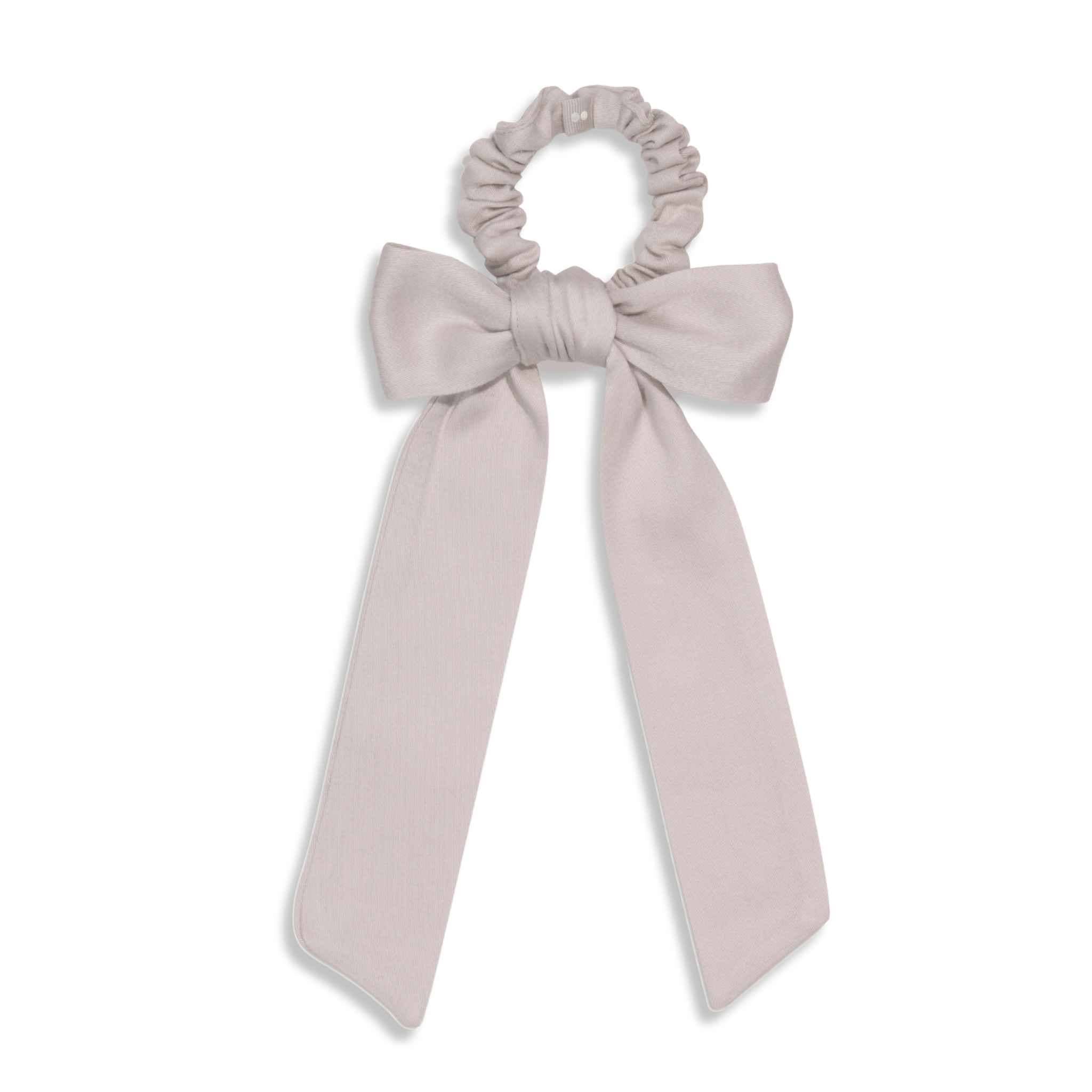 Multi - Use Satin Bow Scrunchie – Organic Cotton 3 - in - 1 - REGN