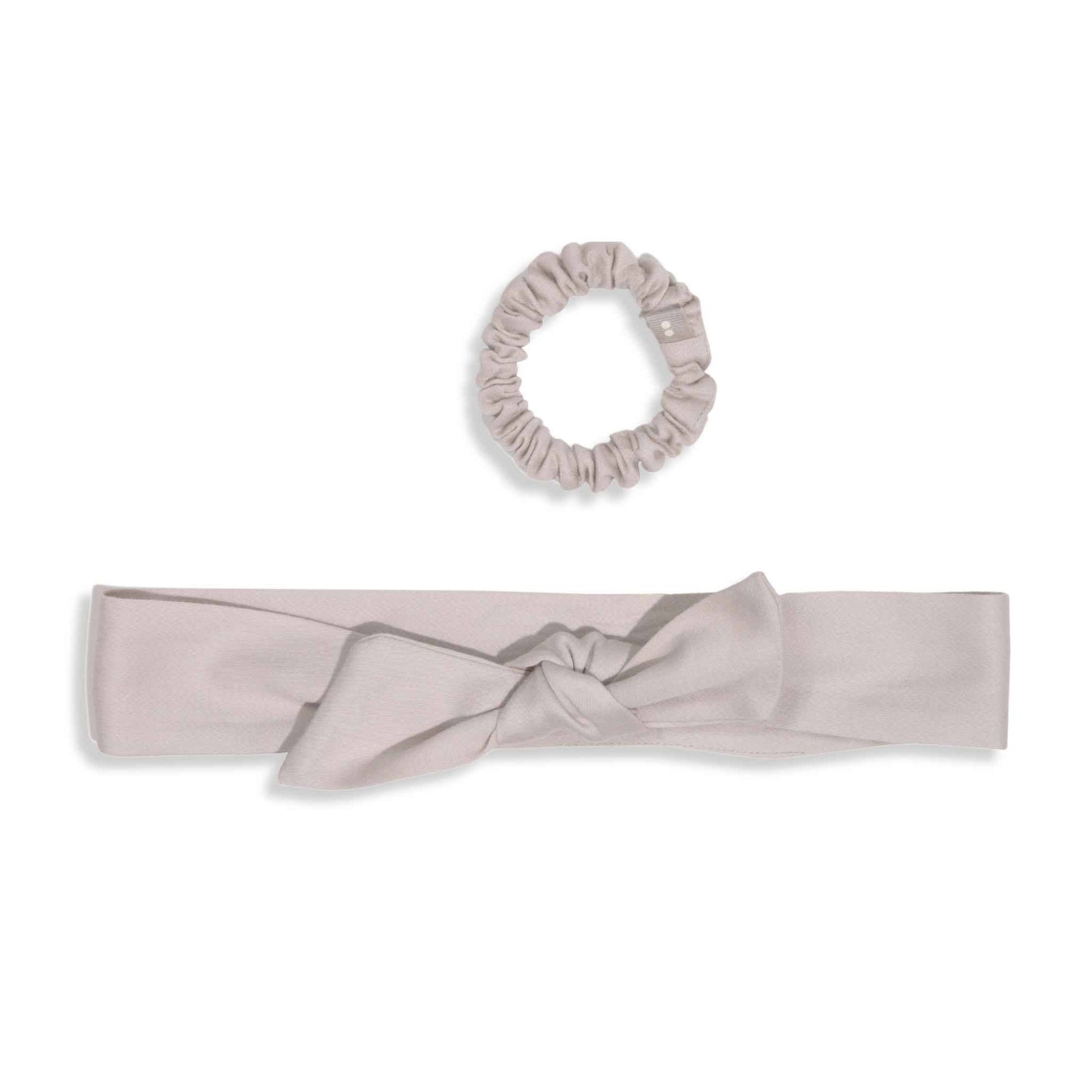 Multi - Use Satin Bow Scrunchie – Organic Cotton 3 - in - 1 - REGN