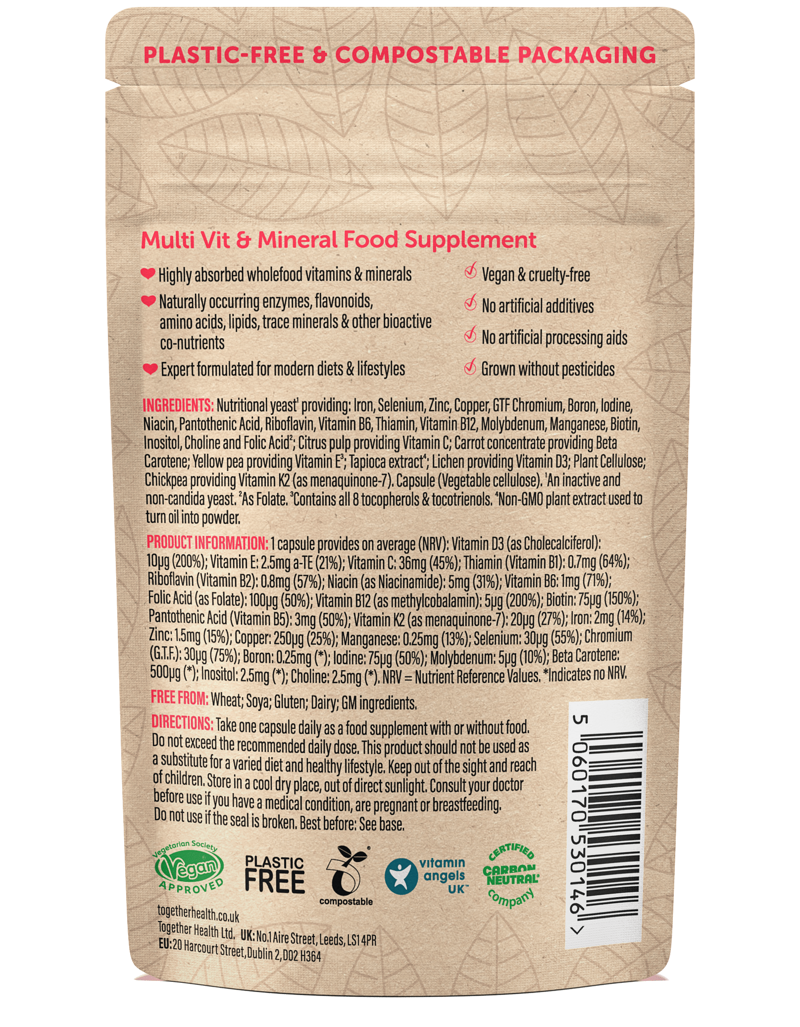 Multivitamin – Vegan – 30 Capsules - REGN