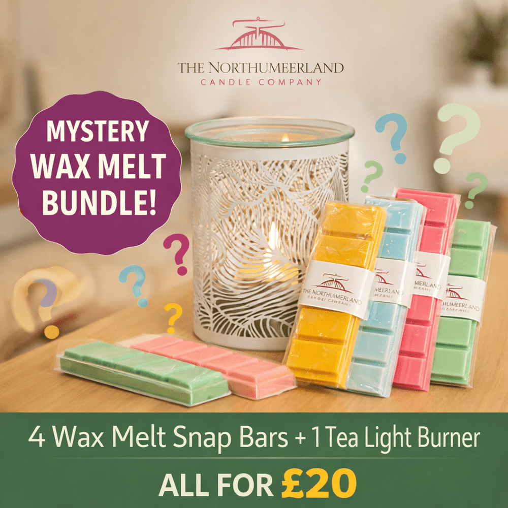 Mystery Wax Melt Bundle with Botanical Burner – 5 Piece Set - REGN