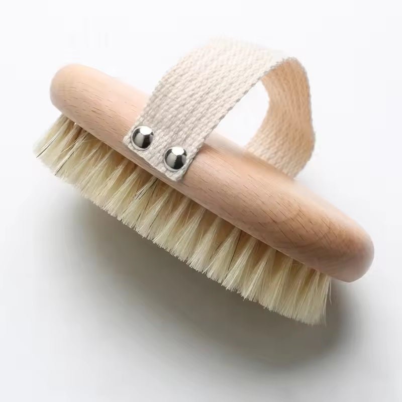 Natural Beechwood Body Exfoliating Brush, Eco Plastic Free Body Exfoliator - REGN
