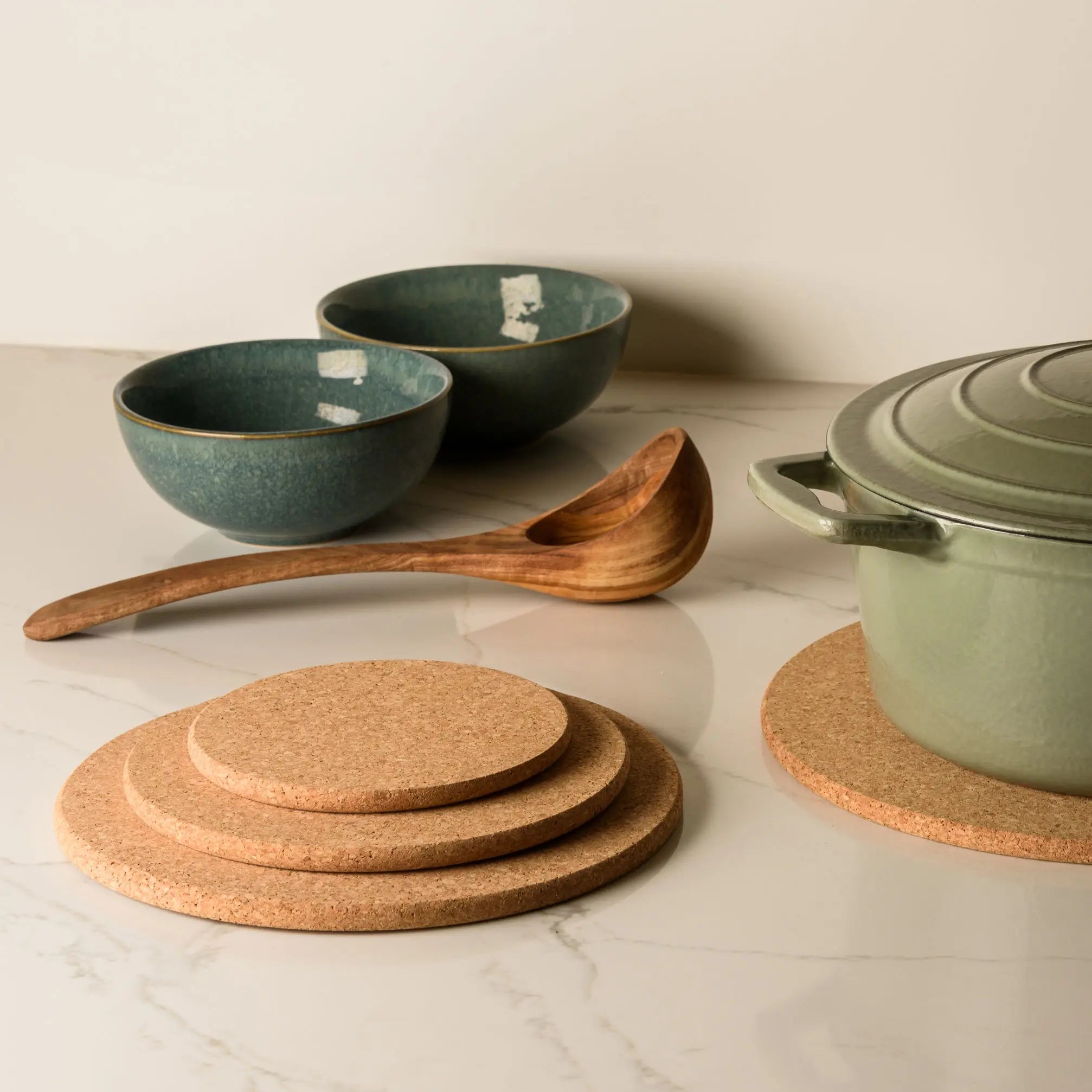 Natural Cork Hot Pot Stand | Round | Oval | Square | Rectangular - REGN