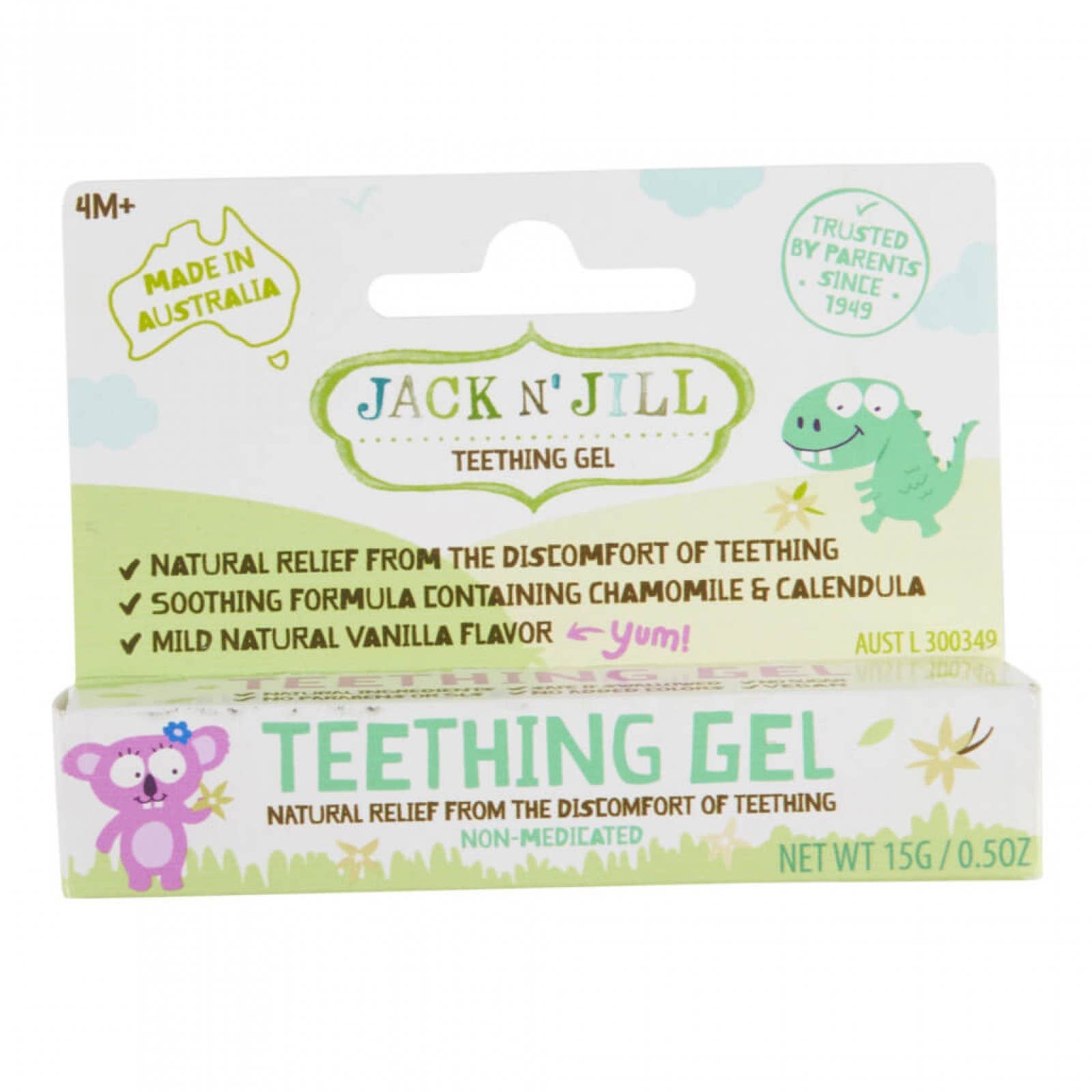 Natural Jack N' Jill Teething Gel - REGN