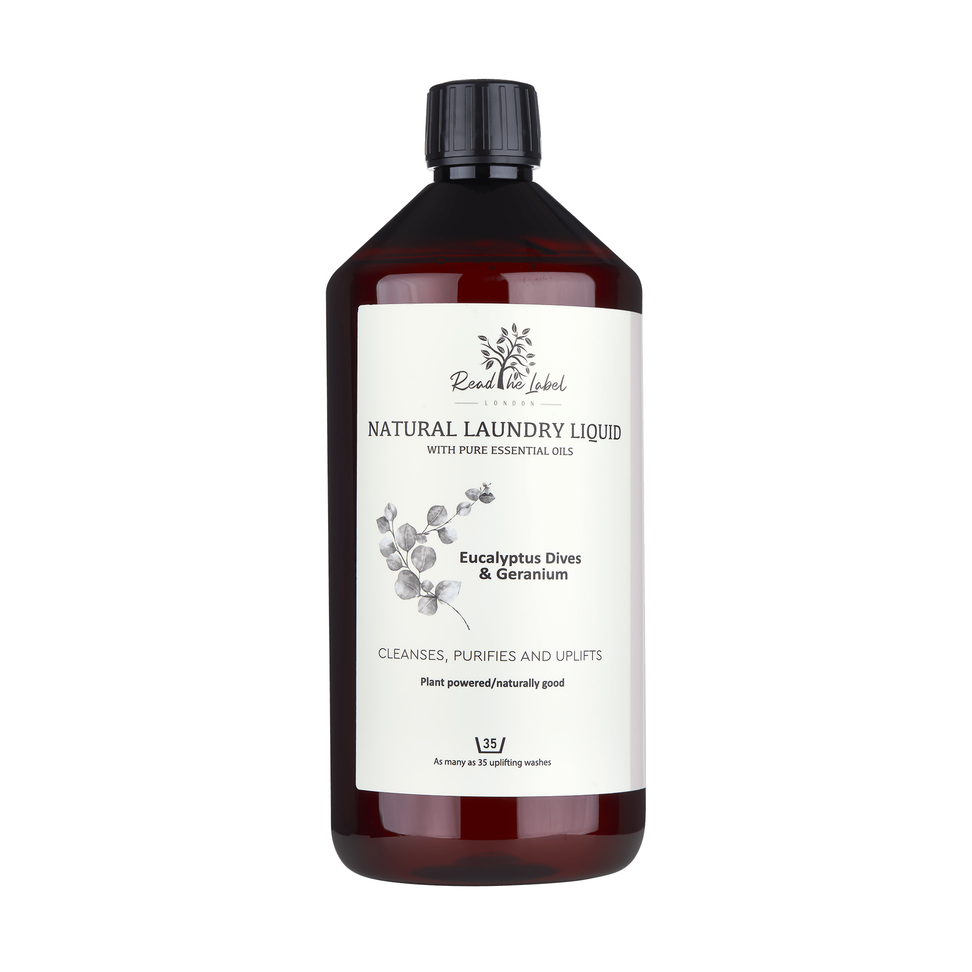 Natural Laundry Liquid – Eucalyptus & Geranium - REGN