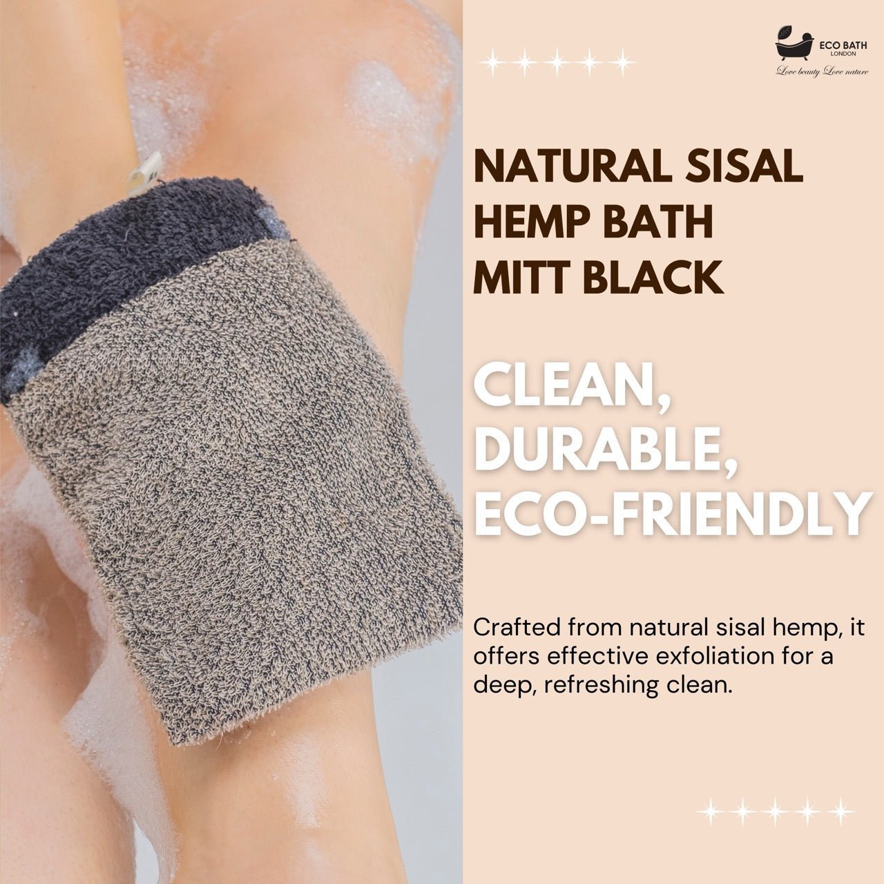 Natural Sisal Hemp Bath Mitt - REGN
