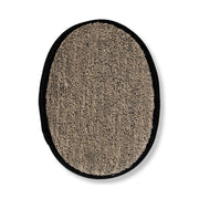 Natural Sisal Hemp Bath Pad Black - REGN