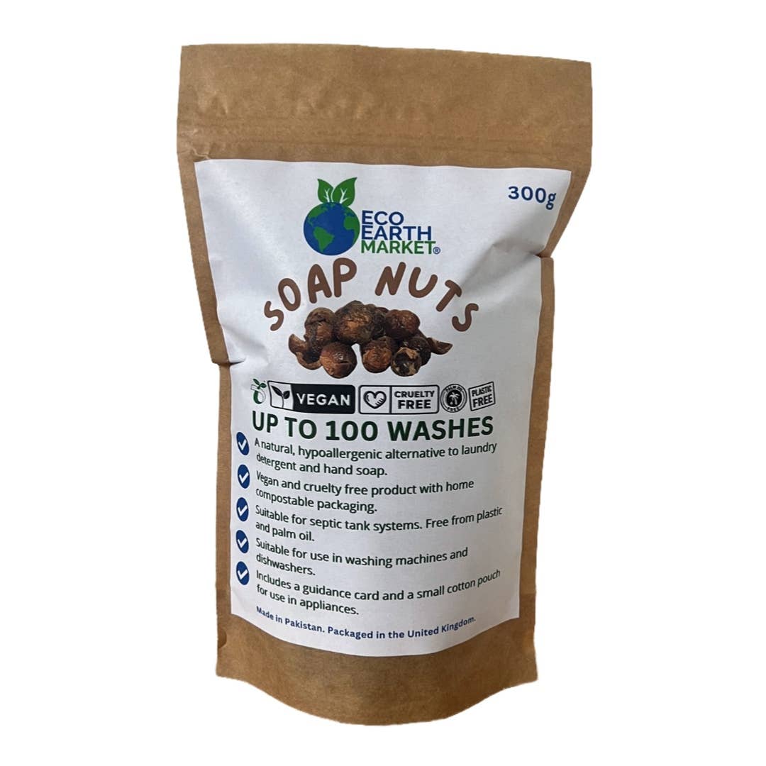 Natural Soap Nuts 300g – 100 Washes | Organic Laundry Detergent Alternative - REGN