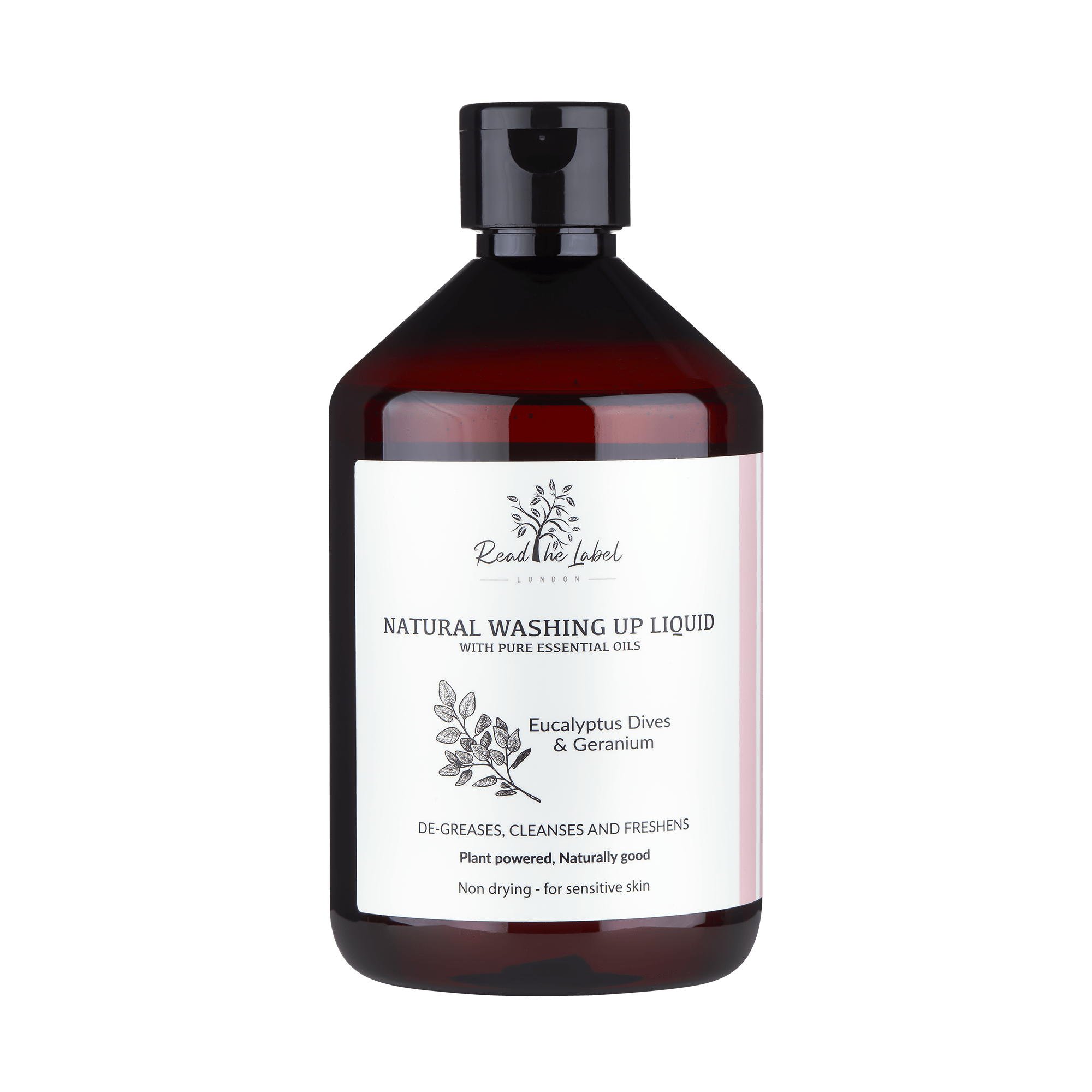 Natural Washing Up Liquid – Eucalyptus & Geranium - REGN