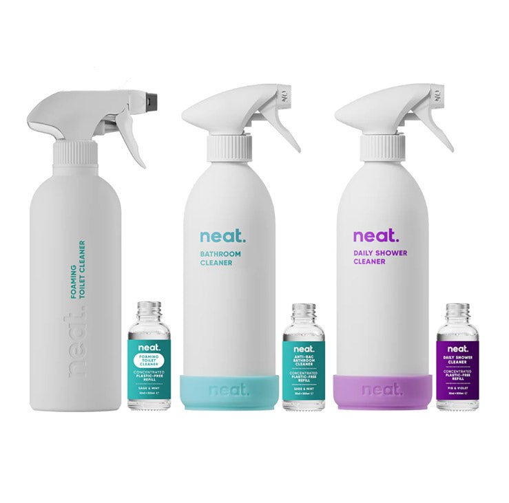 Neat Eco-Friendly Bathroom Cleaning Bundle – 3 Plant-Based Essentials