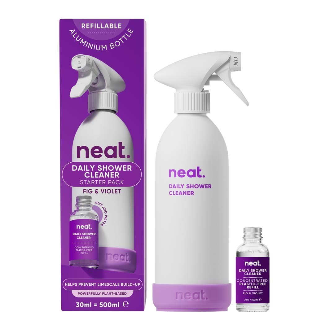 Neat Daily Shower Cleaning Spray Starter Pack & Refill – Fig & Violet - REGN