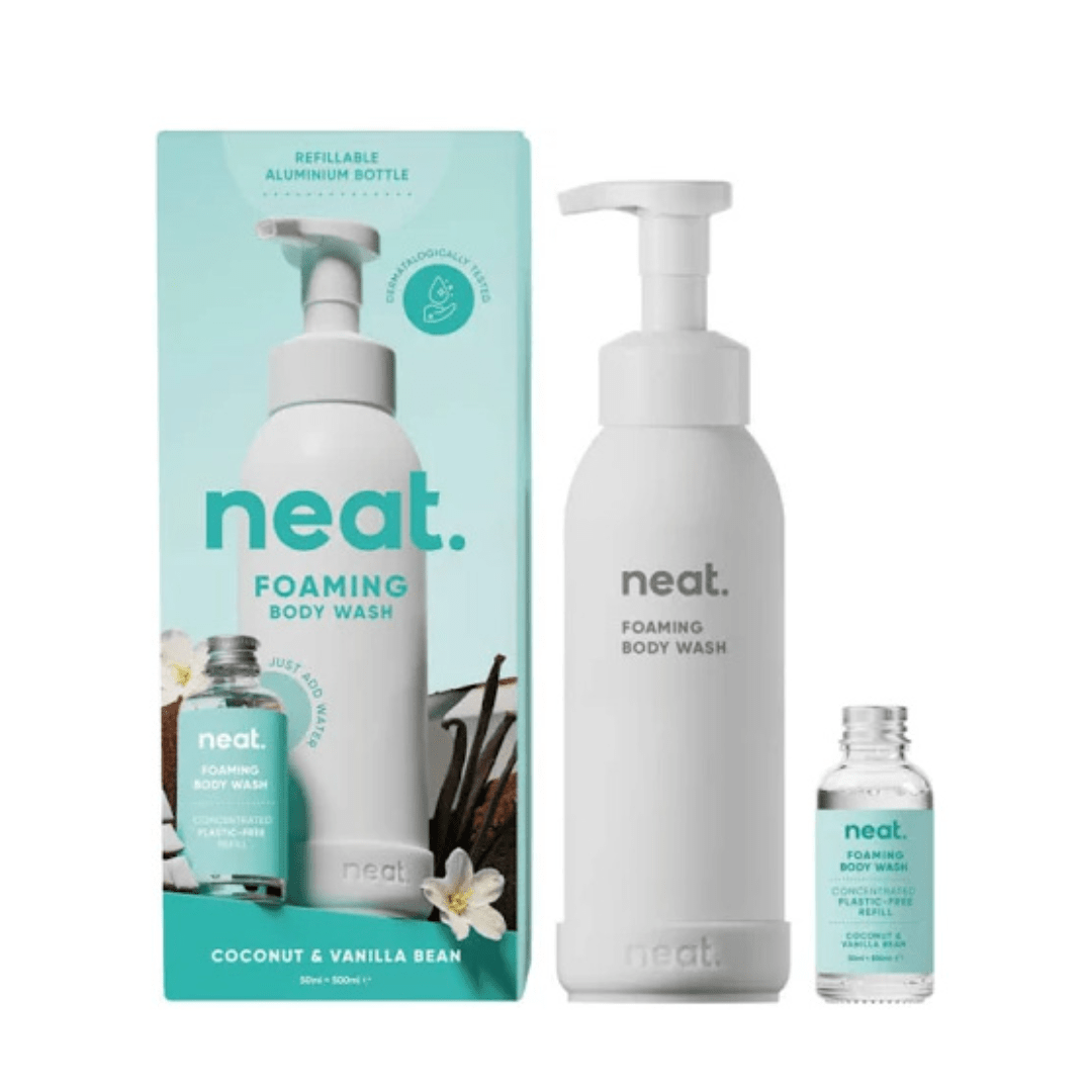 Neat Foaming Body Wash – Coconut and Vanilla Bean - Bottle & Refill - REGN