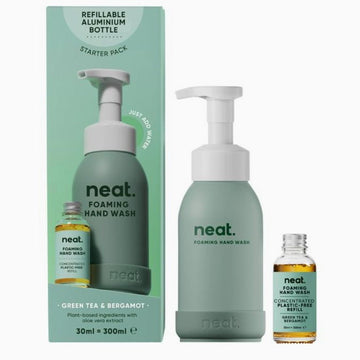 Neat Foaming Hand Wash Green Tea & Bergamot Scented Soap - Bottle & Refill - REGN