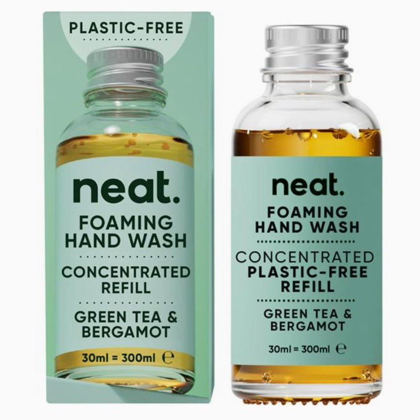Neat Foaming Hand Wash Green Tea & Bergamot Scented Soap - Bottle & Refill - REGN