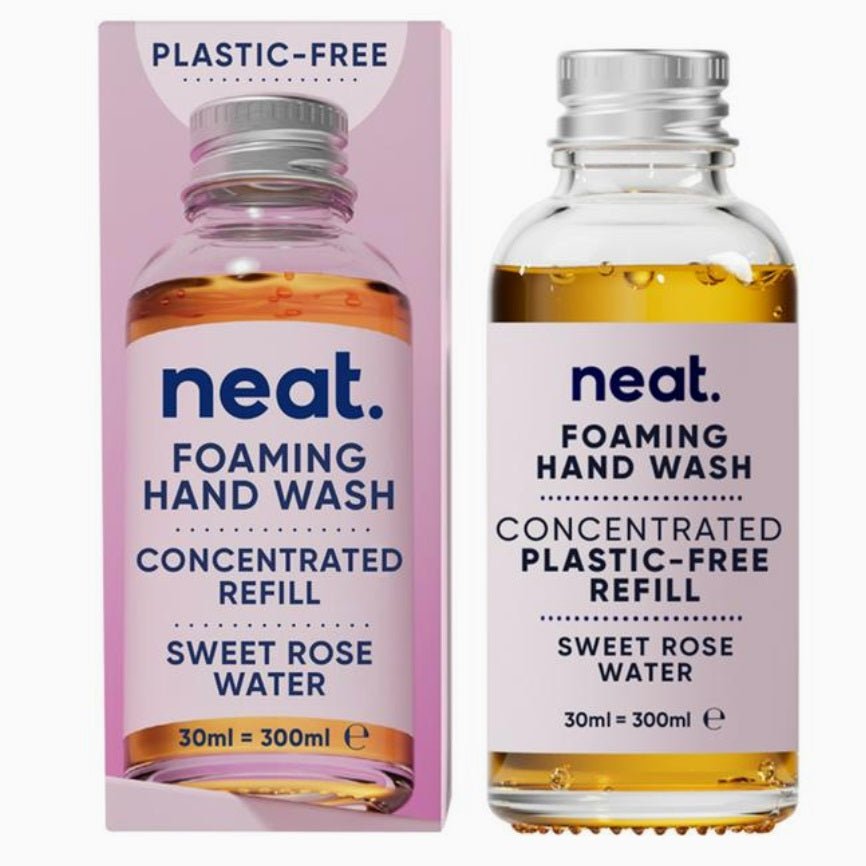 Neat Foaming Hand Wash Sweet Rose Water Scented Soap - Bottle & Refill - REGN