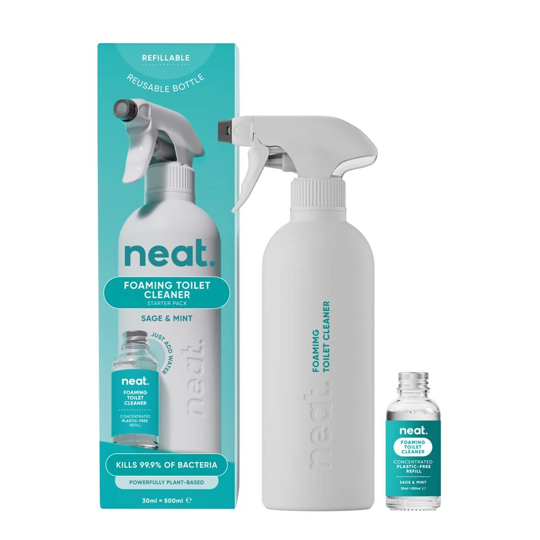 Neat Foaming Toilet Cleaner – Starter Kit & Refill Options - Sage & Mint - REGN