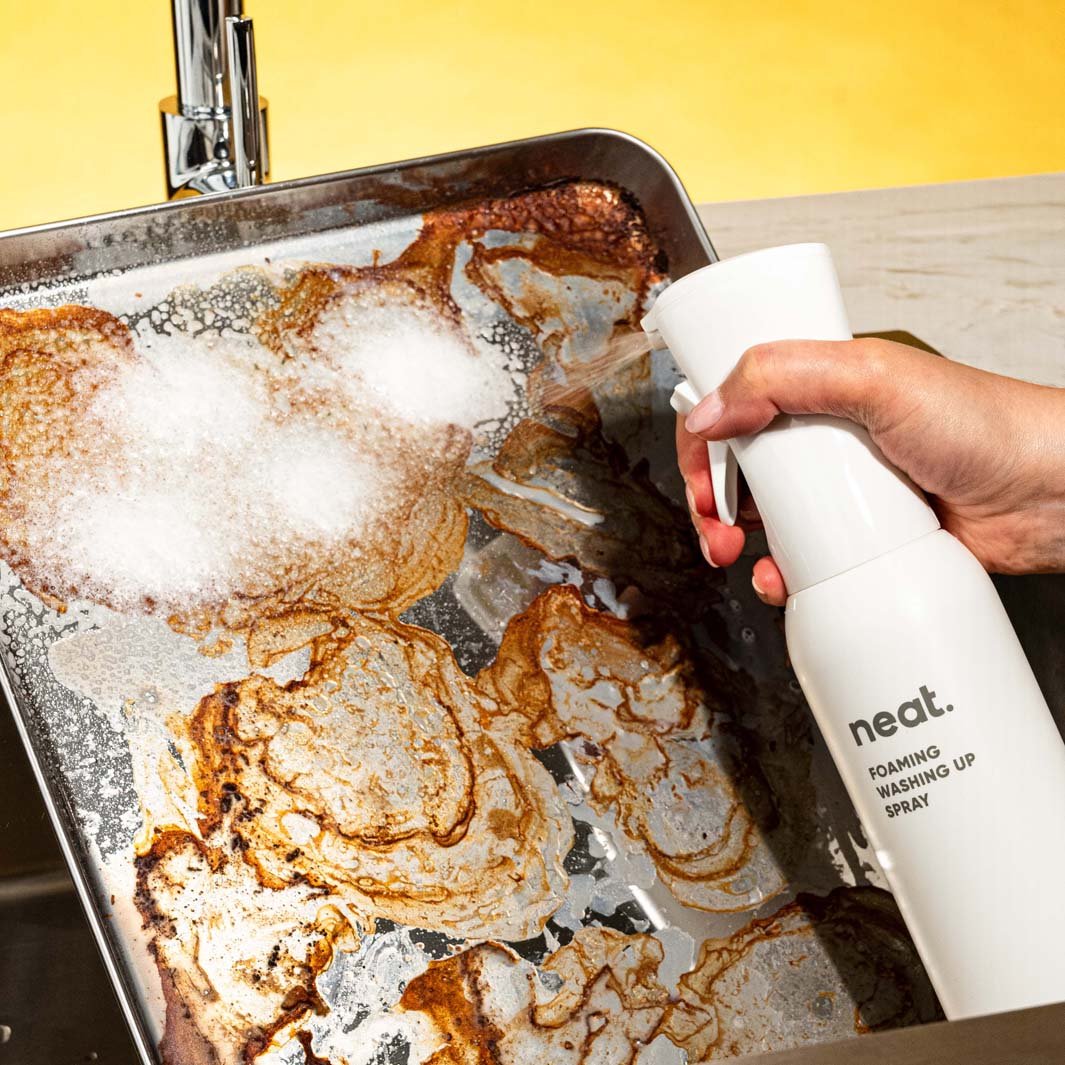 Neat Foaming Washing Up Spray Starter Pack & Refill – Mango & Fig - REGN