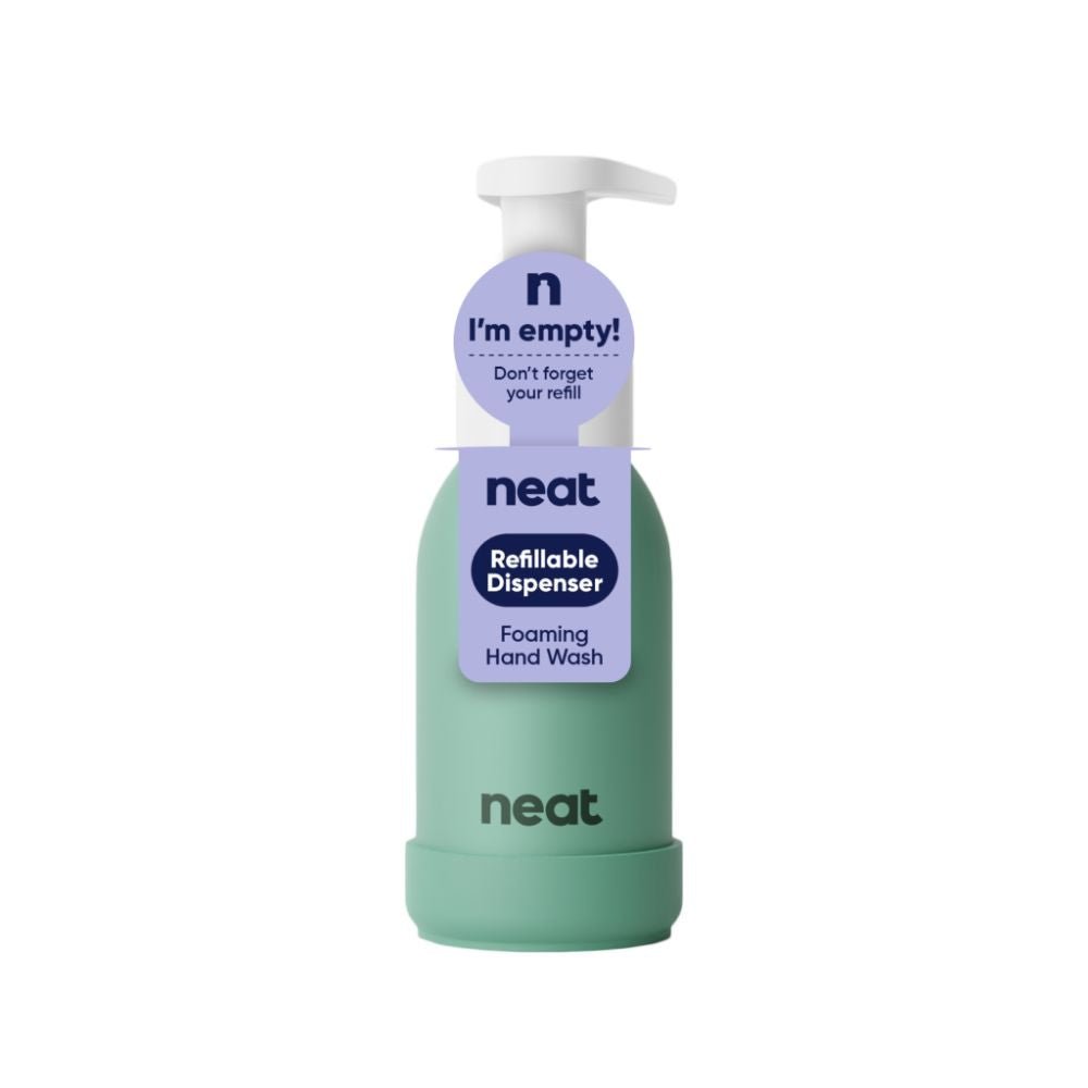 Neat Refillable Foaming Hand Wash Dispenser – Recycled Aluminium Bottle (Sage, Stone, Midnight) - REGN