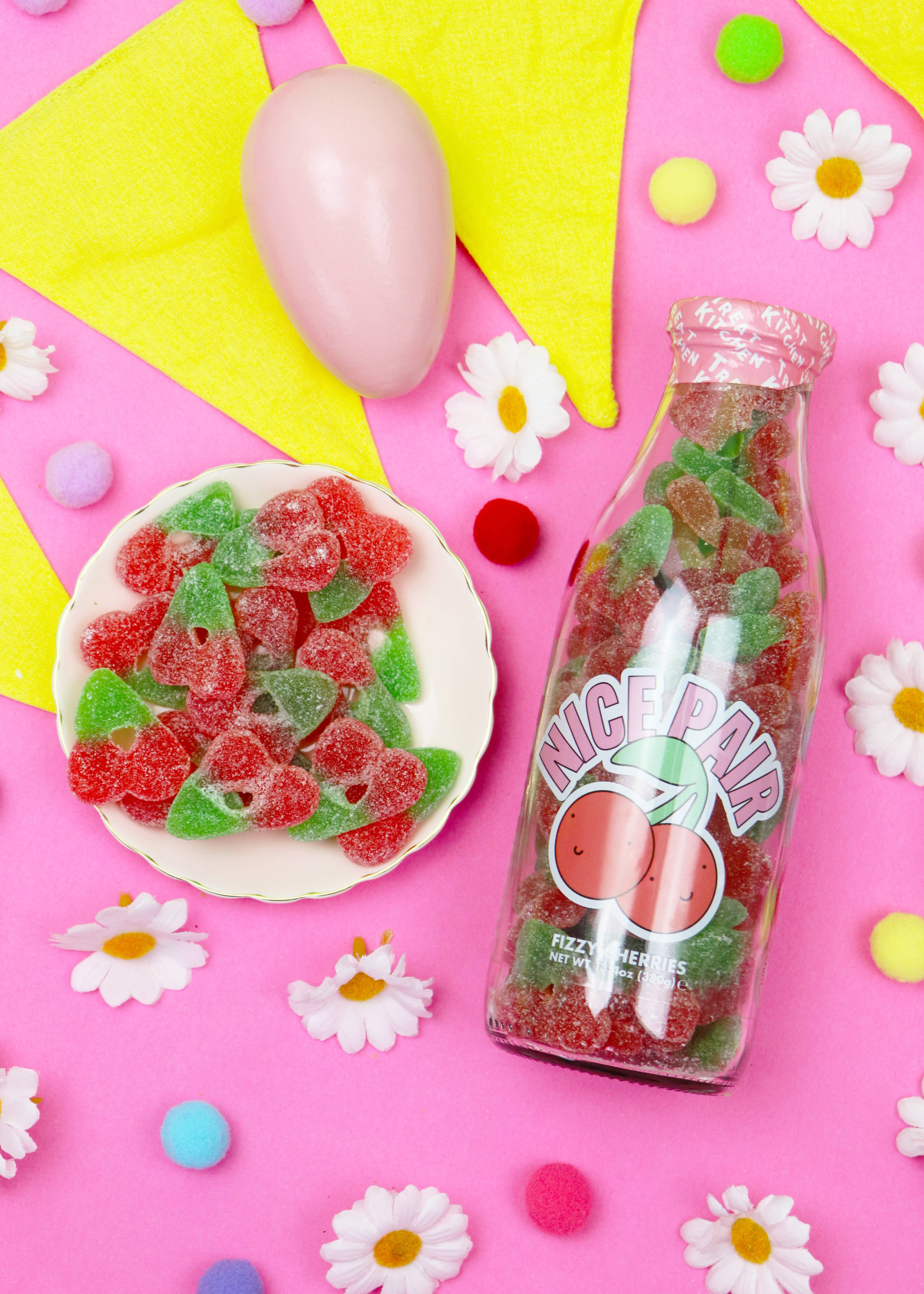 Nice Pair Fizzy Cherries Message Sweet Bottle - REGN