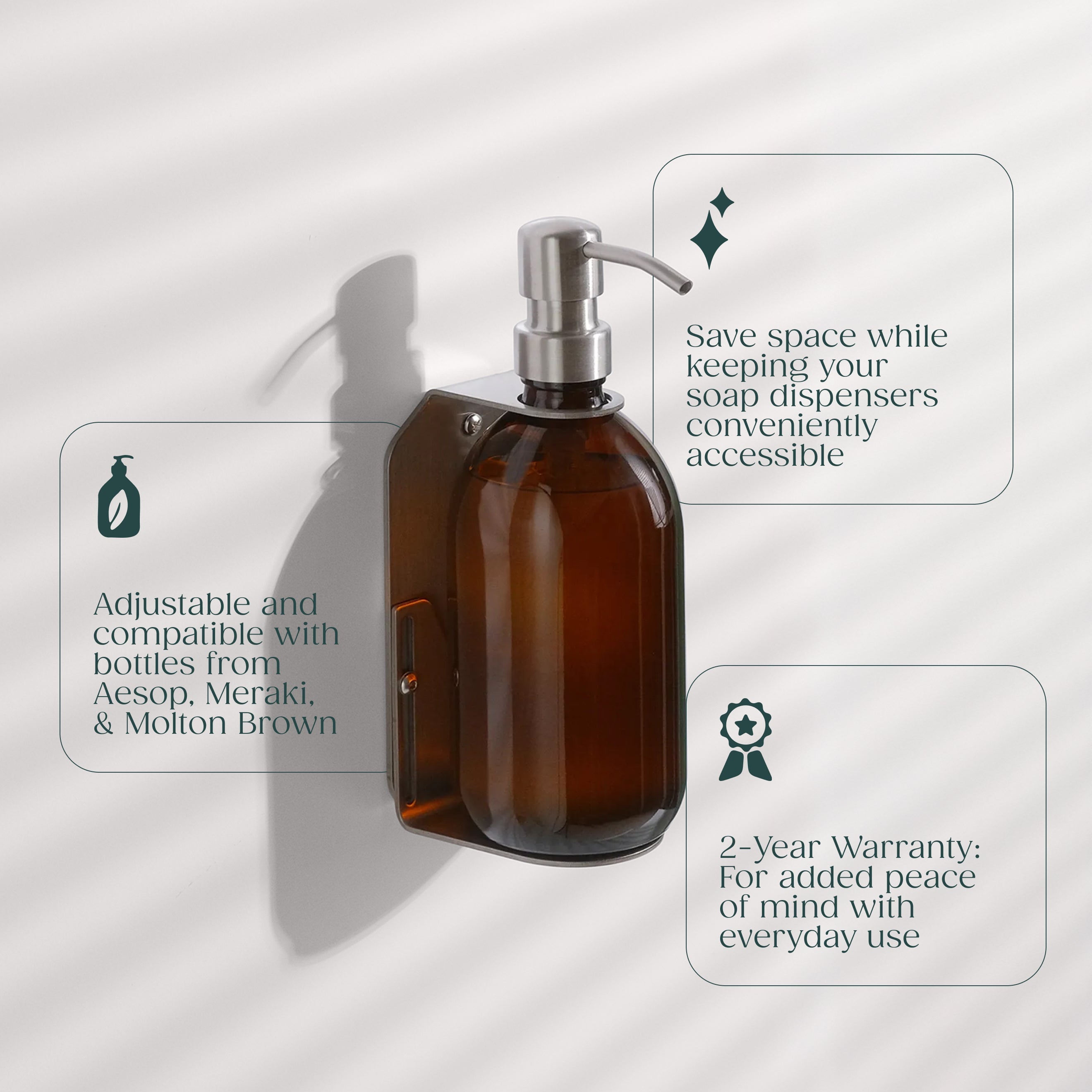 Nickel Single Bottle Holder - REGN