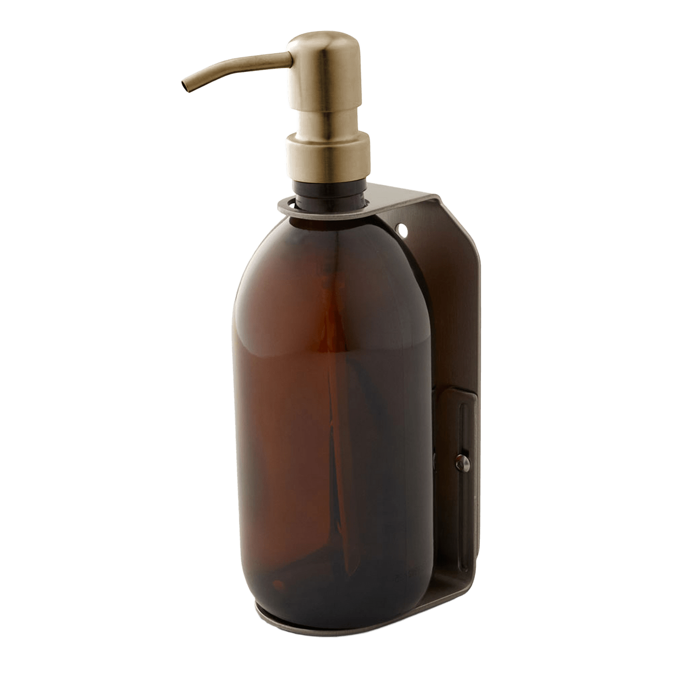 Nickel Single Wall Mounted Soap Dispenser - REGN