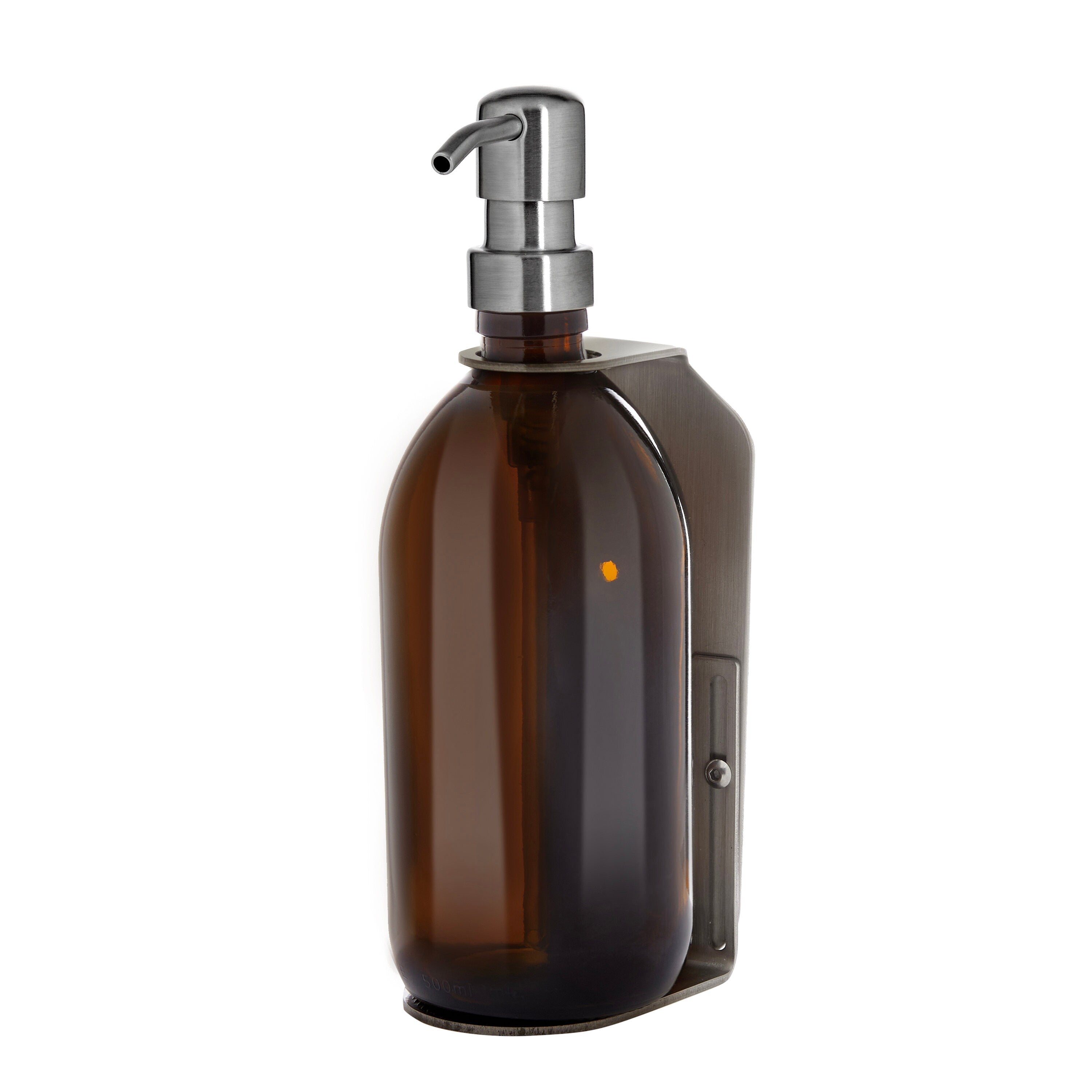 Nickel Single Wall Mounted Soap Dispenser - REGN
