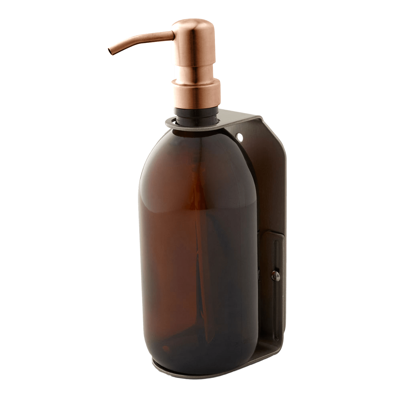 Nickel Single Wall Mounted Soap Dispenser - REGN