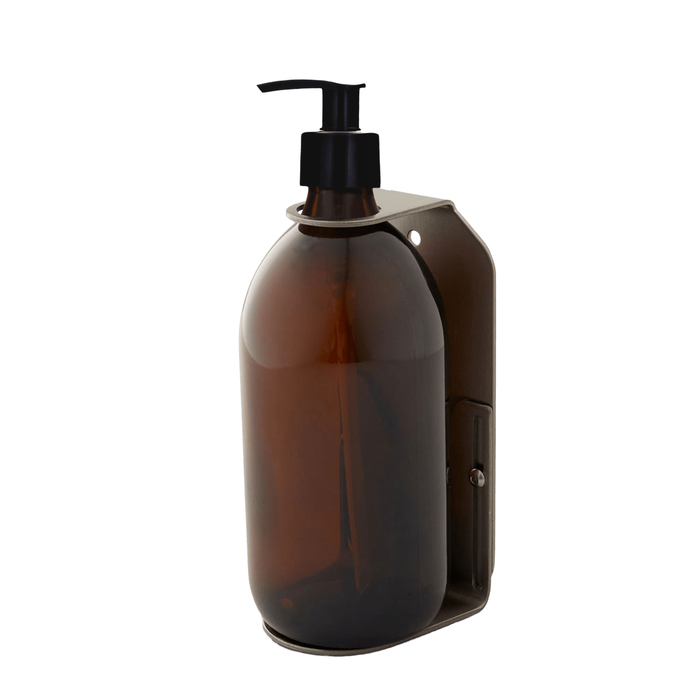Nickel Single Wall Mounted Soap Dispenser - REGN