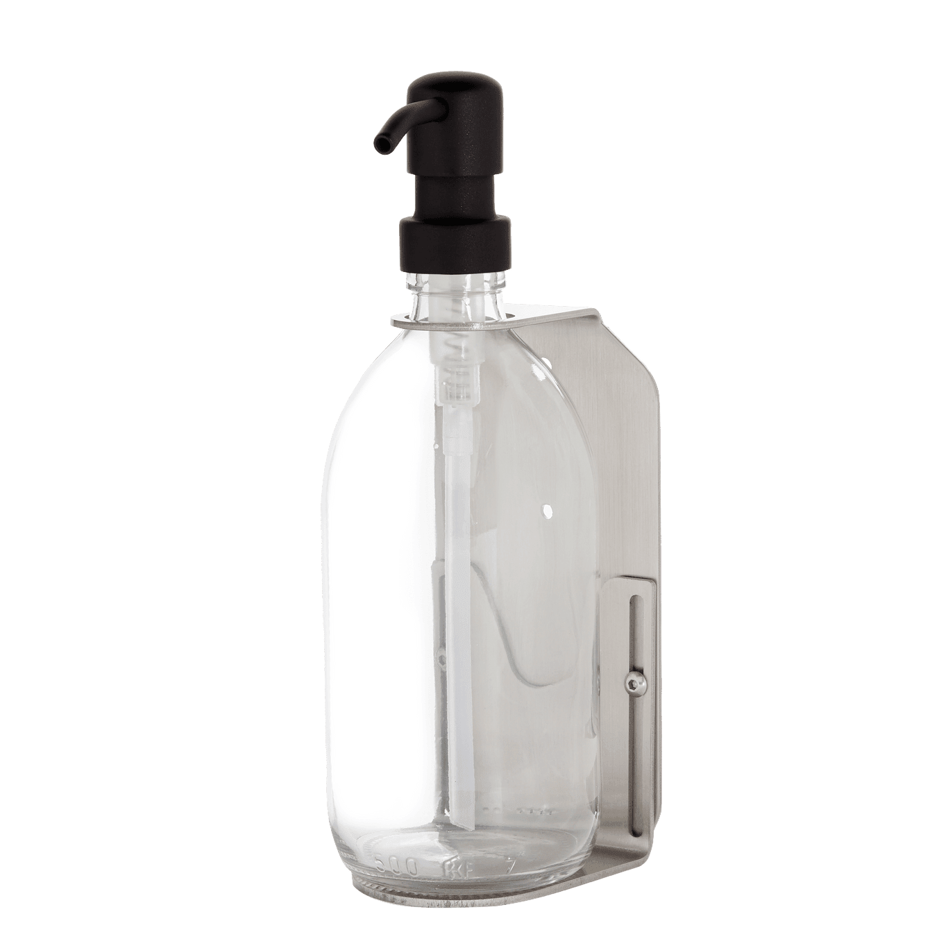 Nickel Single Wall Mounted Soap Dispenser - REGN