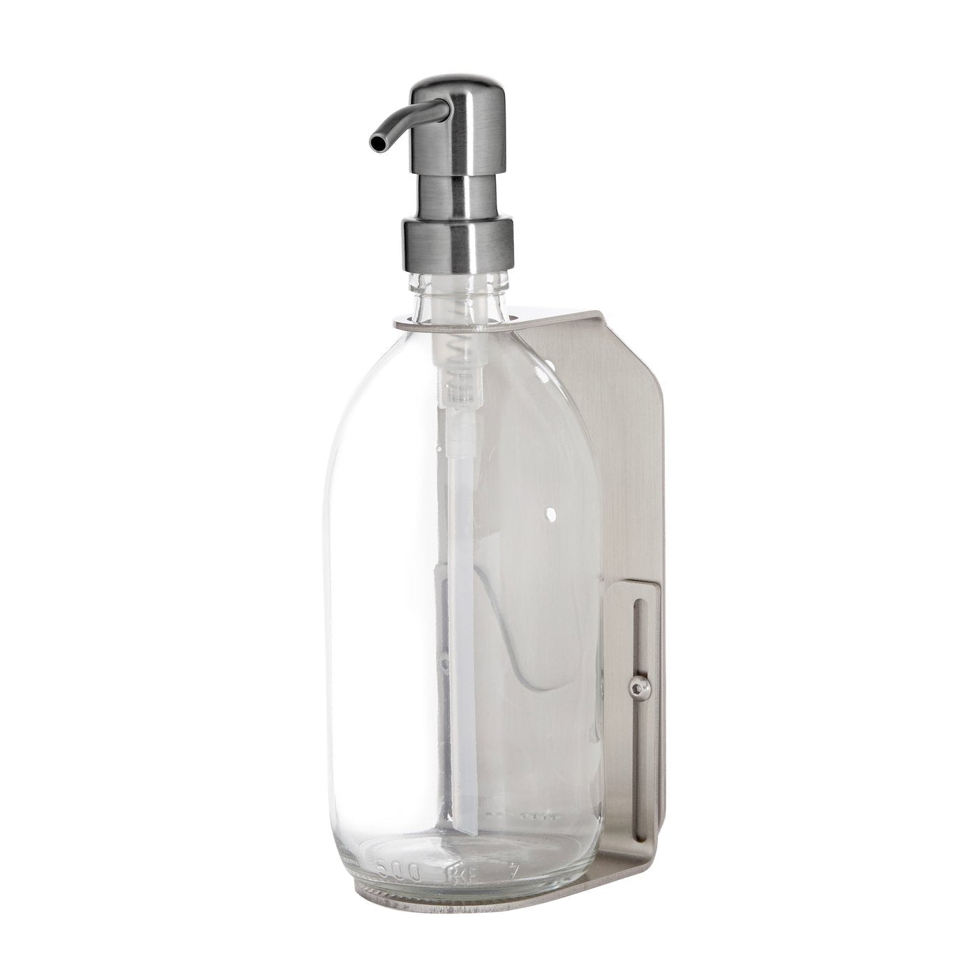 Nickel Single Wall Mounted Soap Dispenser - REGN