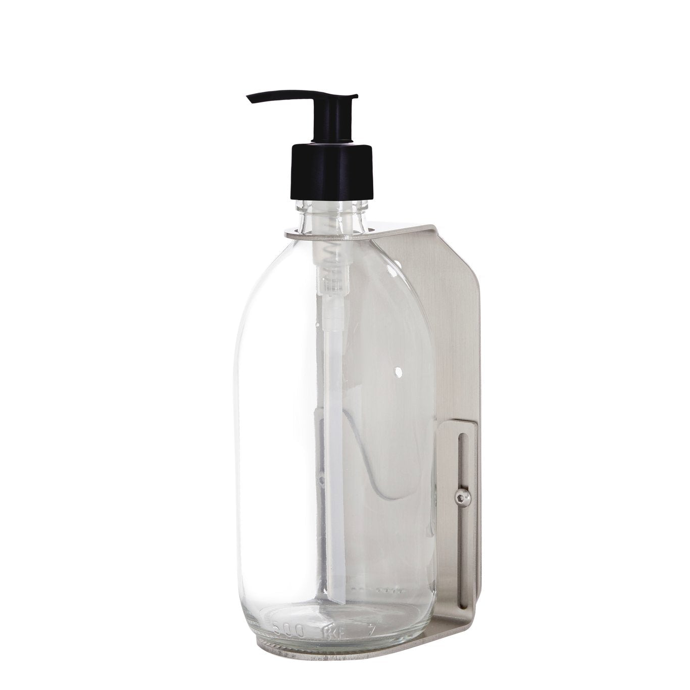 Nickel Single Wall Mounted Soap Dispenser - REGN