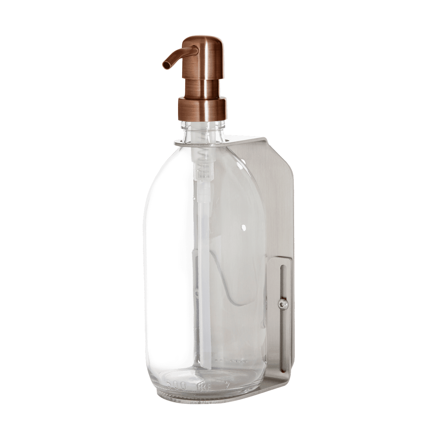 Nickel Single Wall Mounted Soap Dispenser - REGN