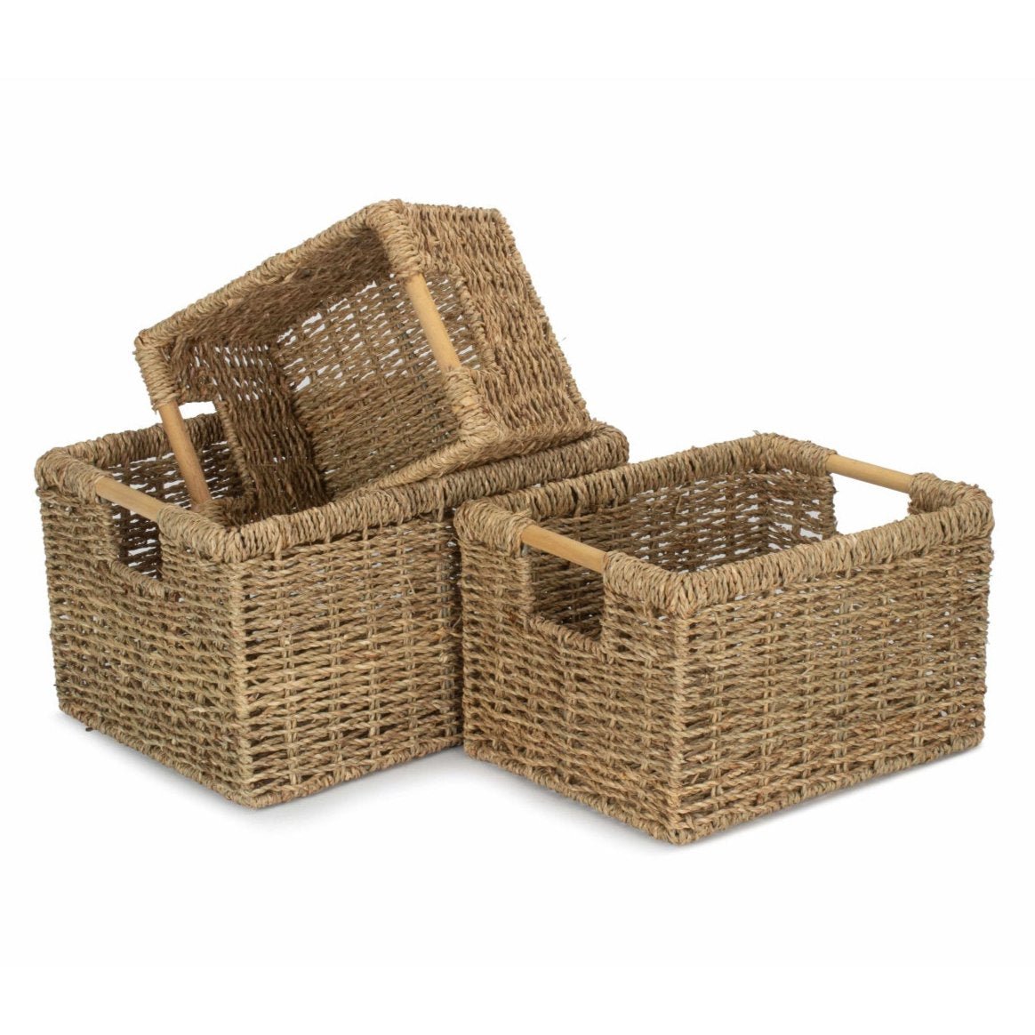 Nordic Seagrass Storage Basket Set 3 - REGN