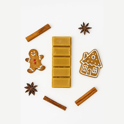 Gingerbread wax melt snap bar