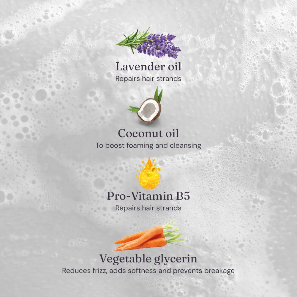 Nourish Shampoo 400ml | Lavender & Chamomile for Damaged Hair - REGN