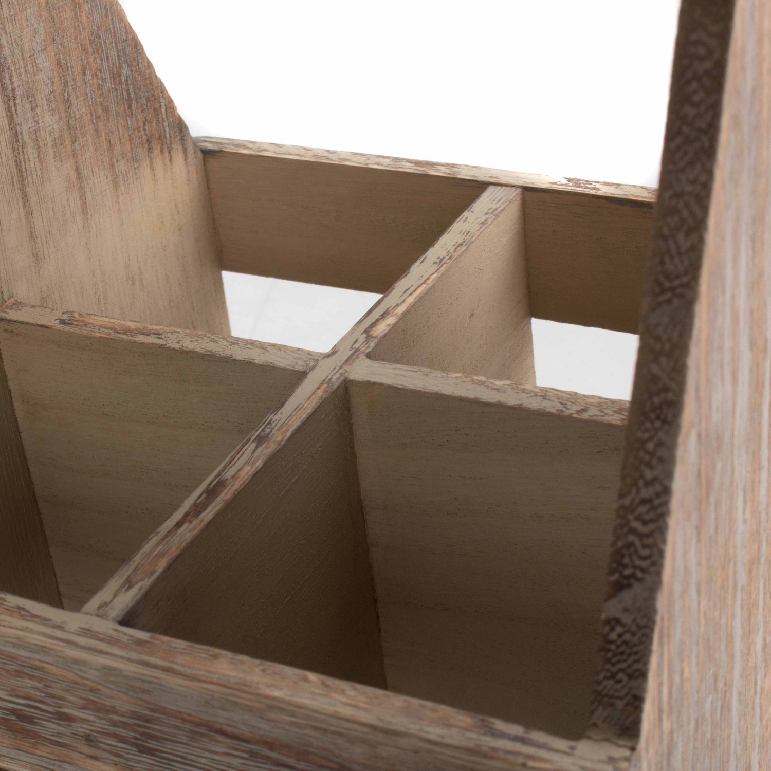 Oak Effect 4 Beer Bottle Carrier With Bottle Opener - REGN