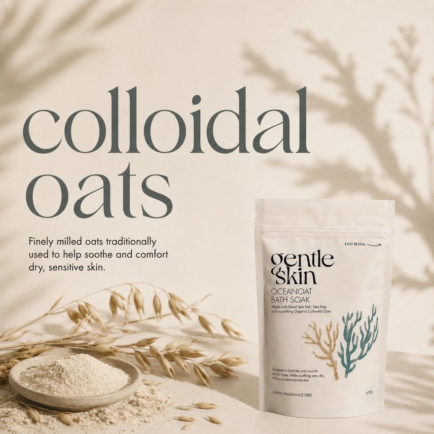 OceanOat Bath Soak | Colloidal Oat, Dead Sea Salt & Kelp Bath Soak | Fragrance-Free for Dry & Sensitive Skin - REGN