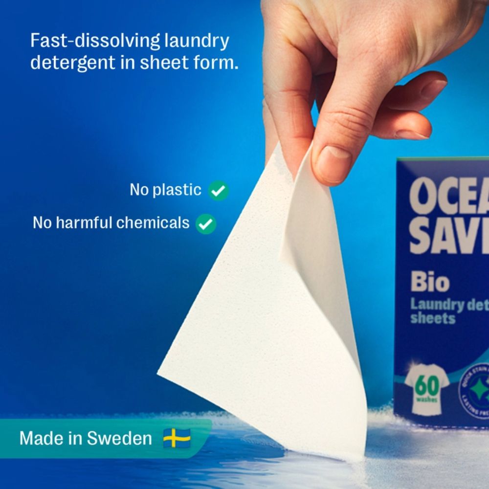 OceanSaver Plastic - Free Laundry Detergent Capsules (60 Wash) – Bio & Non - Bio - REGN