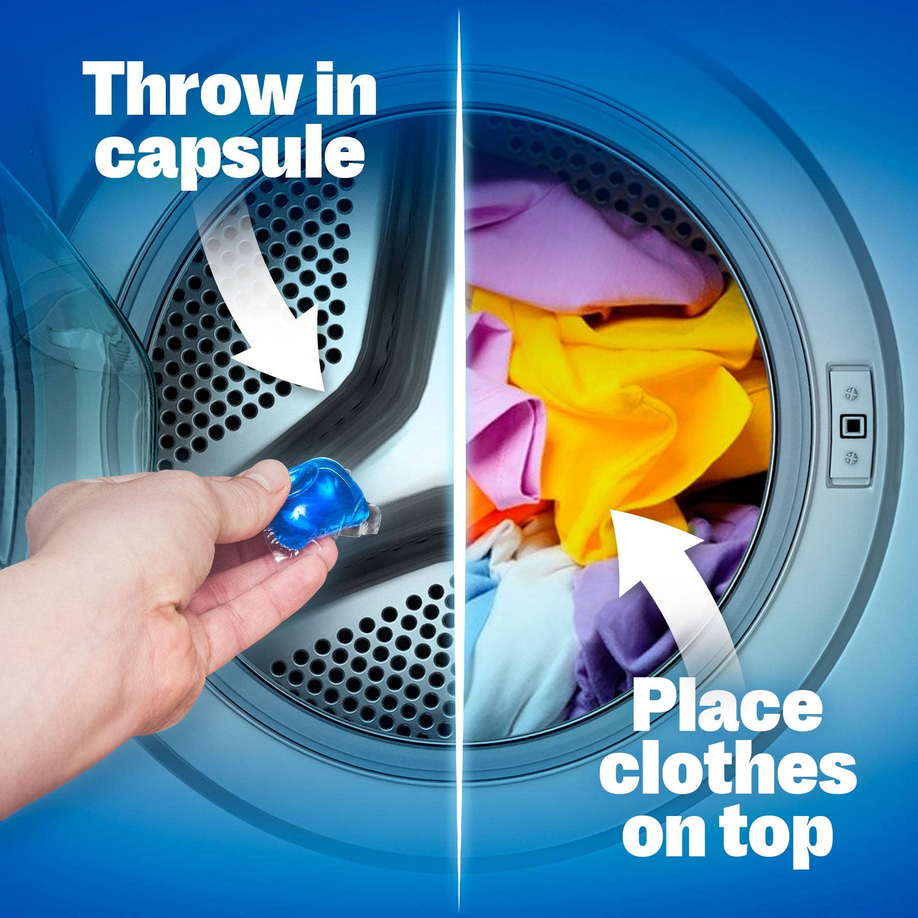 OceanSaver Plastic - Free Non - Bio Laundry Detergent Capsules (30 Wash) - REGN